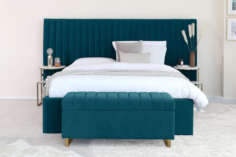 Amri Luxury Upholstered Bed Frame