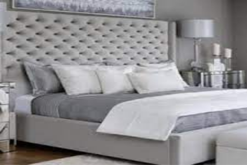 Ritz Tall Headboard Bed Frame